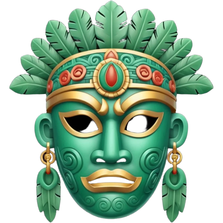 Mayan Warrior Mask emoji