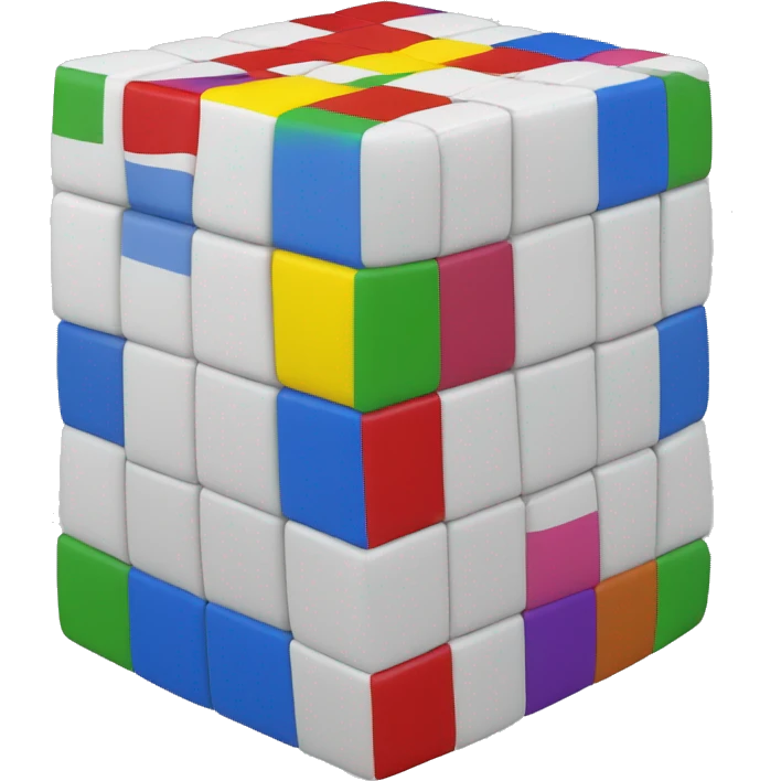 cube Rubik 3 x3 emoji