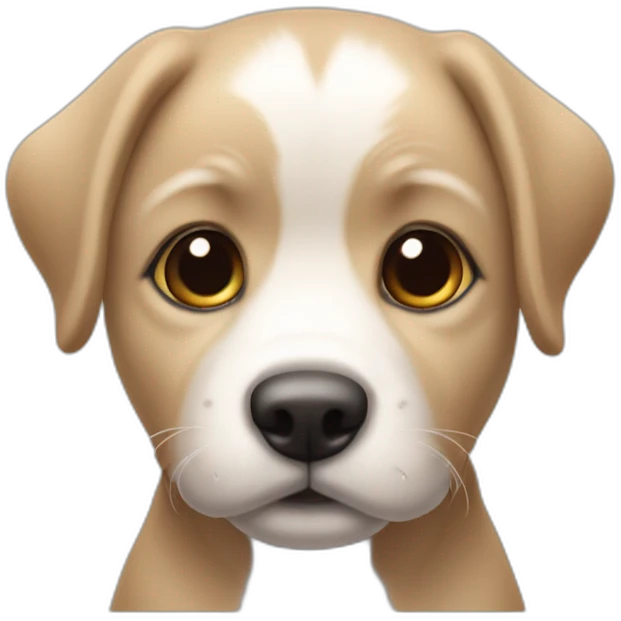 Un perro pequeño hermoso  emoji
