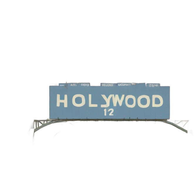 Hollywood sign emoji