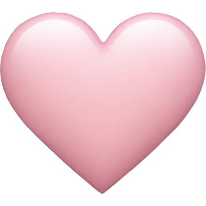 Light pink heart with clouds  emoji