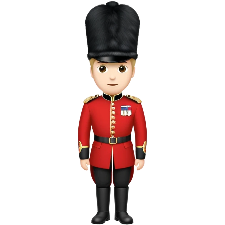 British royal guard with tall hat emoji