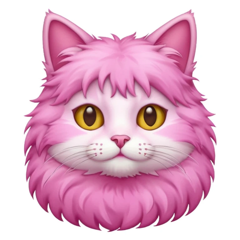 Cat pink emoji