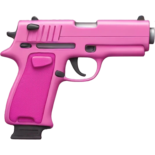 pink gun emoji