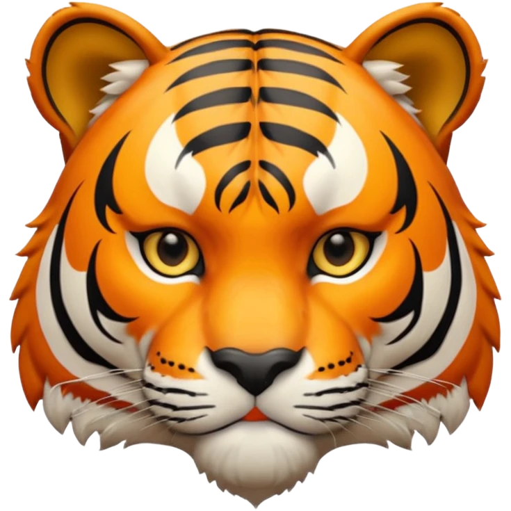 High resolution of a tigar emoji