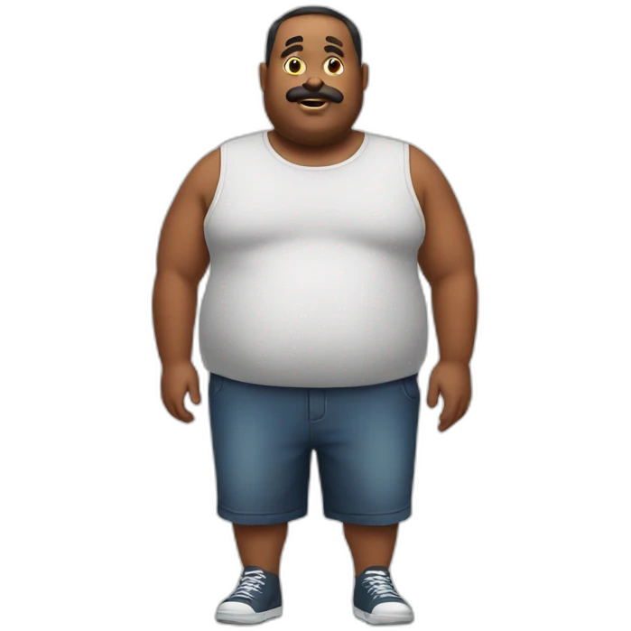 Fat man emoji emoji