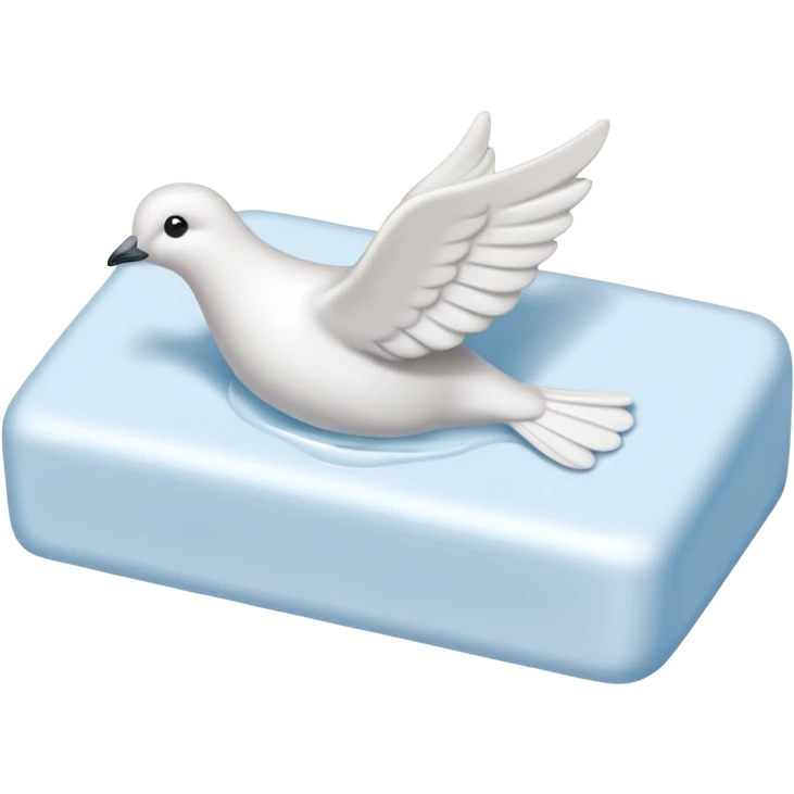 Dove white soap emoji