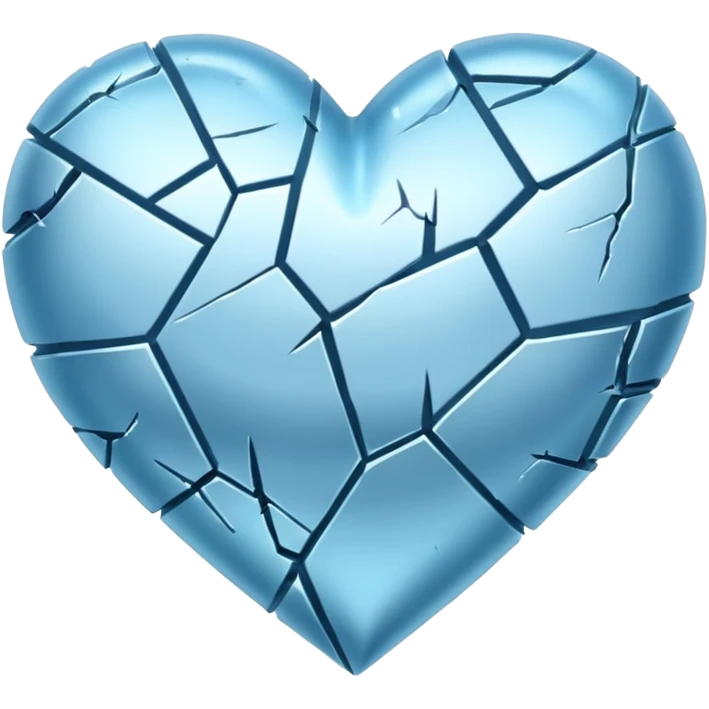 Corazón frio emoji