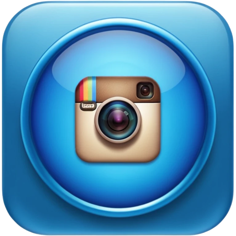 Instagram verified account badge, also known as the blue tick. emoji