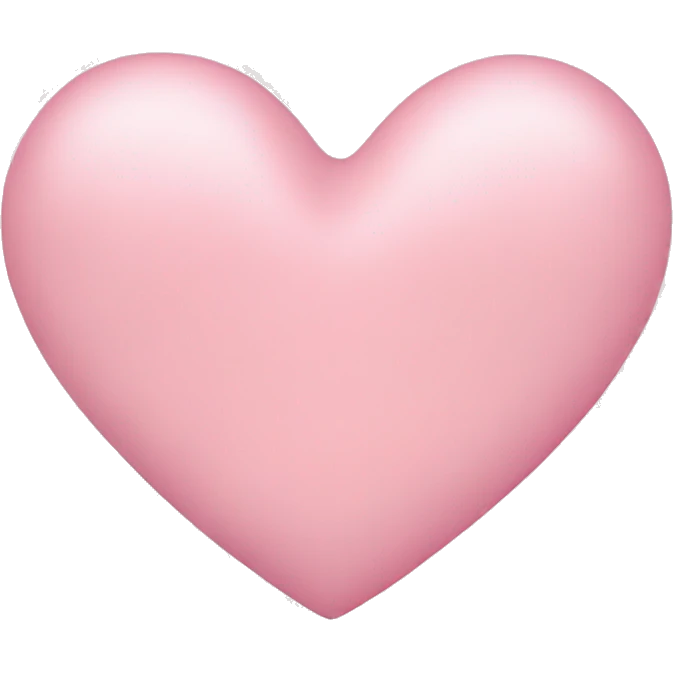 pastel pink heart emoji