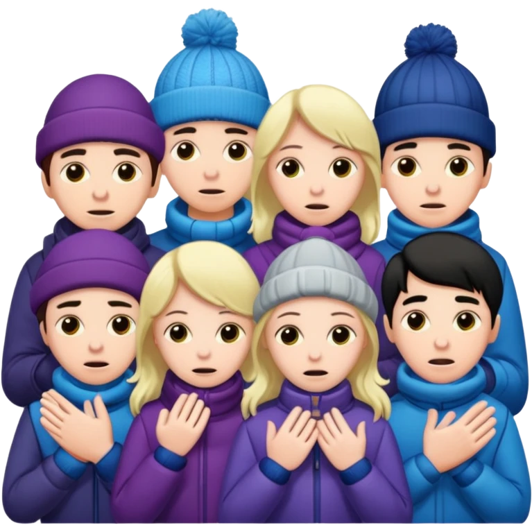 people who feel cold











 emoji
