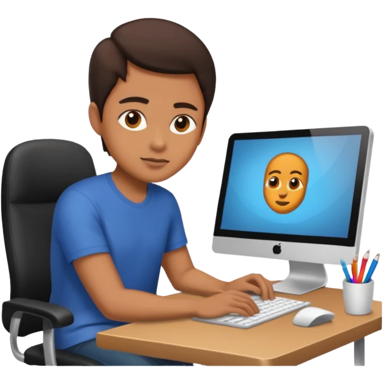 graphic designer at a computer emoji