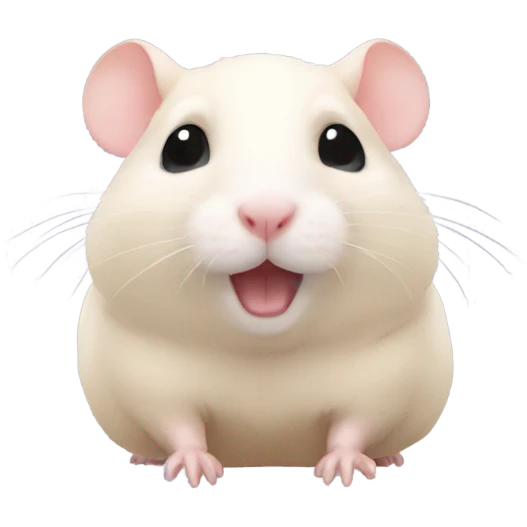 bald hamster emoji