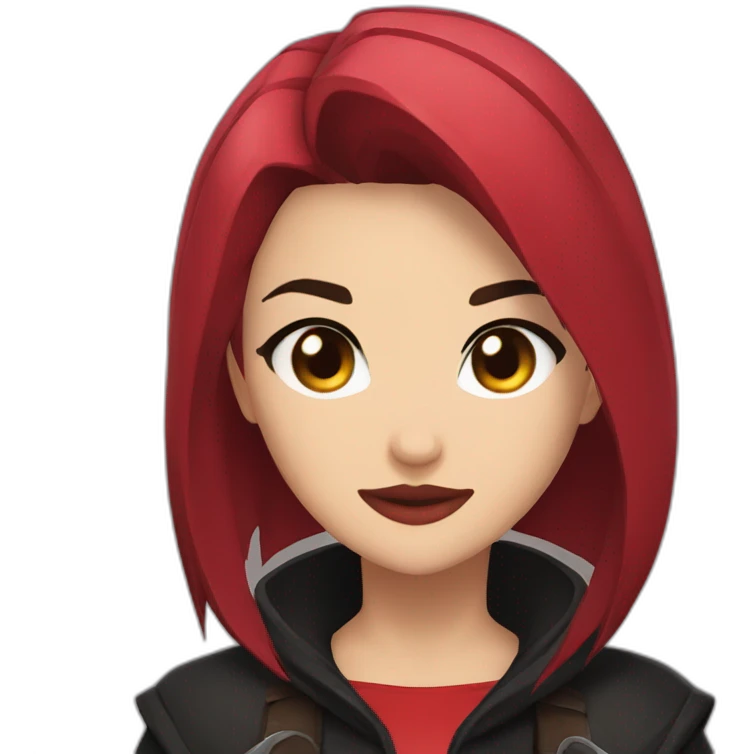 Ruby Rose from RWBY emoji