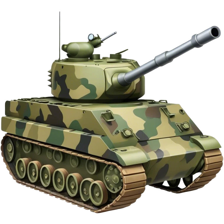 Military tank emoji