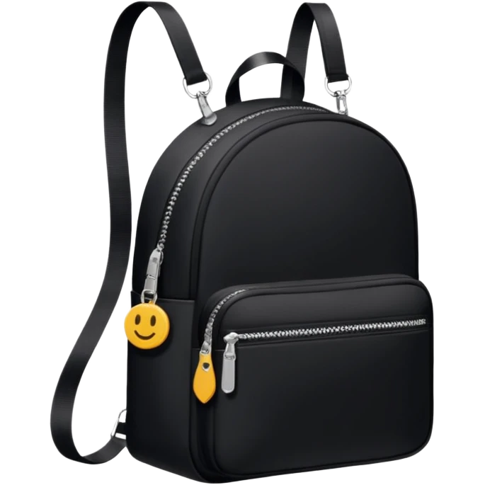 sac a dos plat noir emoji