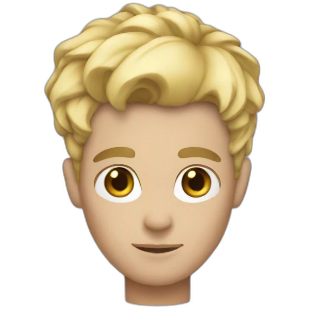 Blond-man-Witch-Short haircut emoji