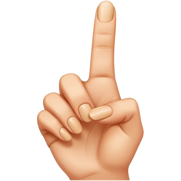 index finger pointing up emoji