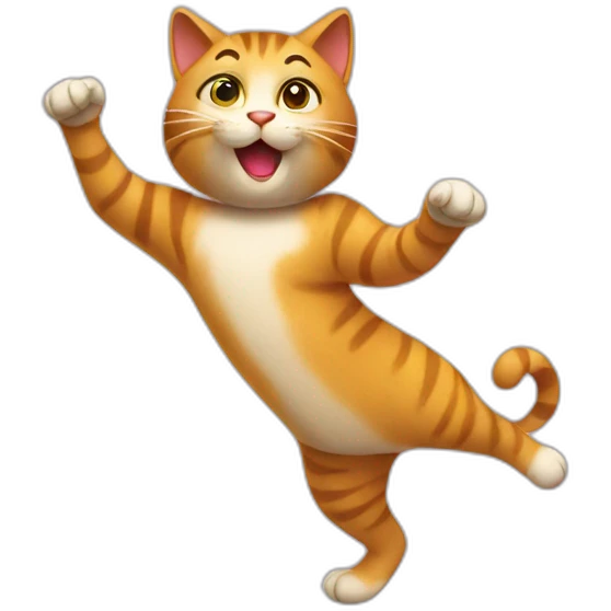 dancing cat emoji