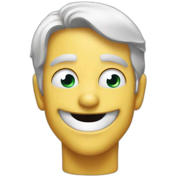 batman excited, eyes with no pupils emoji