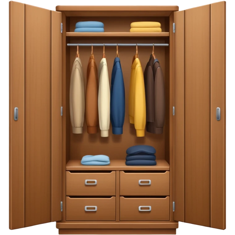 wardrobe modern closed emoji