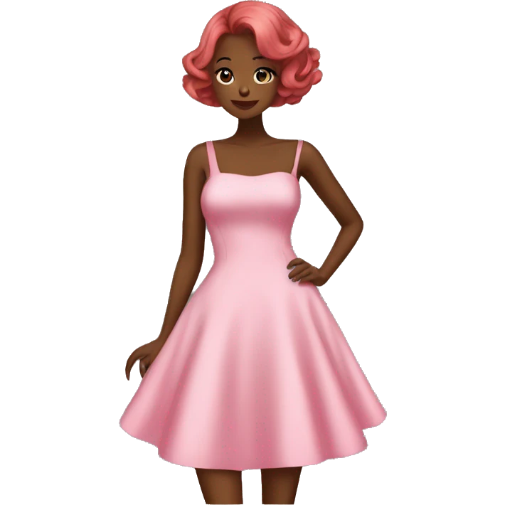 Coquette dress emoji