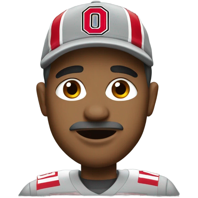 Ohio state fan emoji
