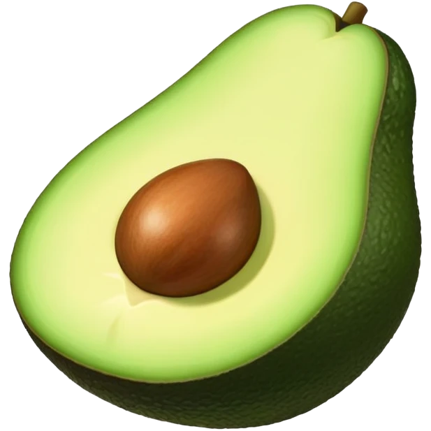 Avocado sleeping emoji