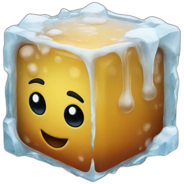 Cubes de glace emoji
