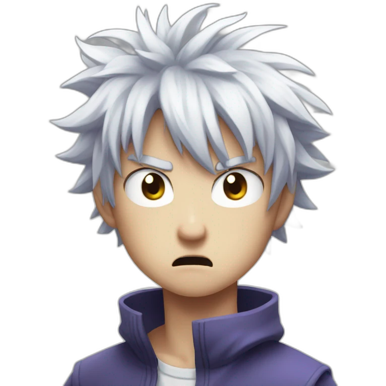 Angry killua emoji