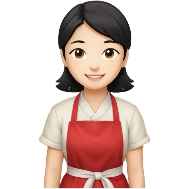 emoji de um lojista japones em uma barraquinha de comida emoji