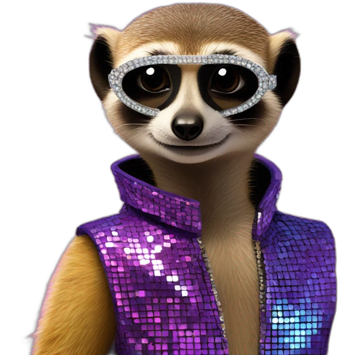 disco meerkat emoji
