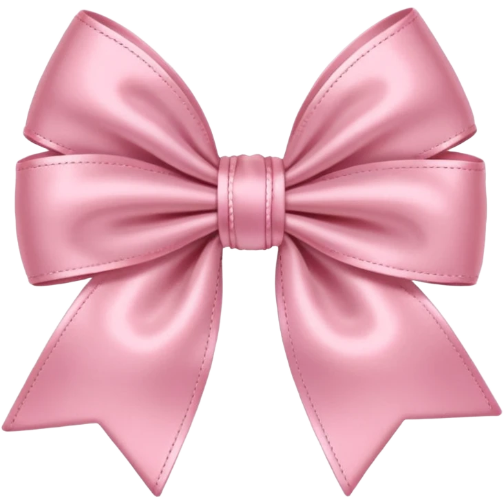 Baby pink bow emoji