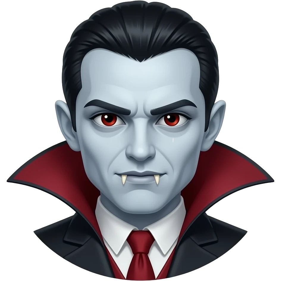 vampire dark emoji