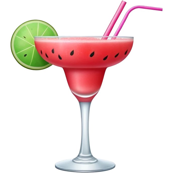 Watermelon daiquiri emoji