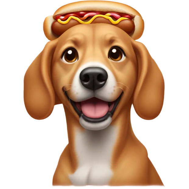 Rizzler hot dog holding dog emoji
