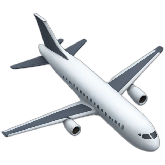 Jump airplane emoji