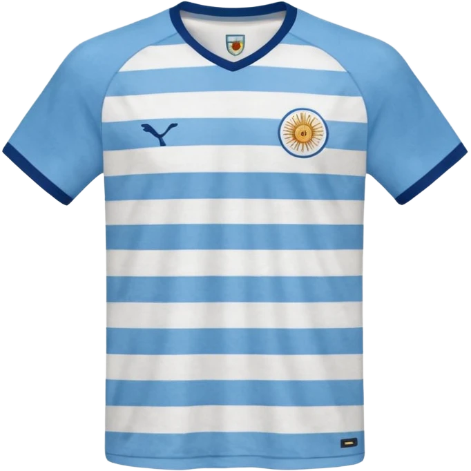Argentina soccer tshirt emoji