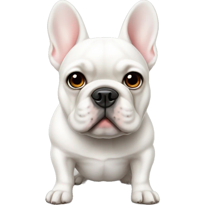 White French bulldog emoji