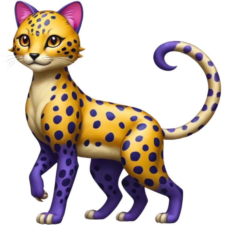 Clawitzer-Amoongus-Liepard-fusion (full body) emoji