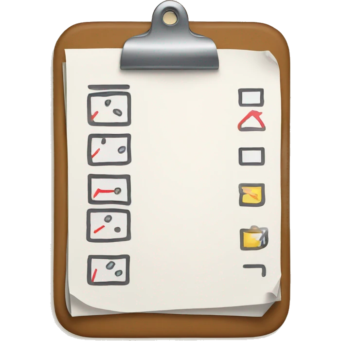checklist emoji