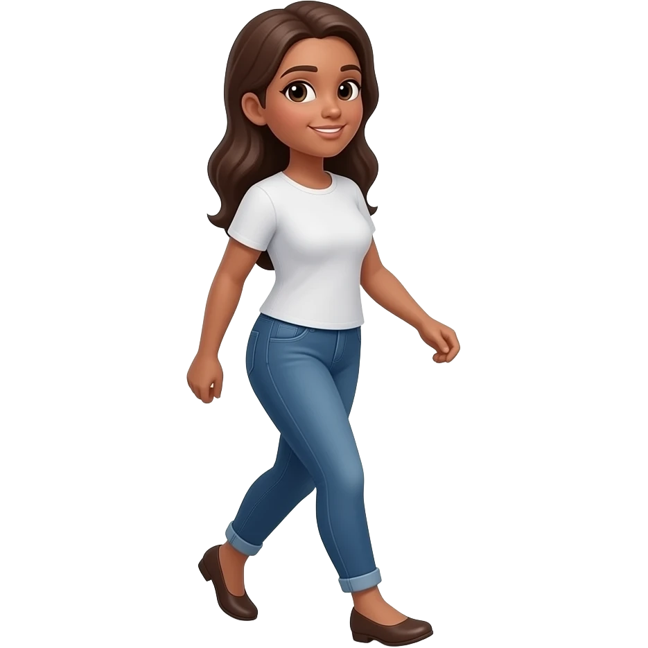 woman walking backwards emoji