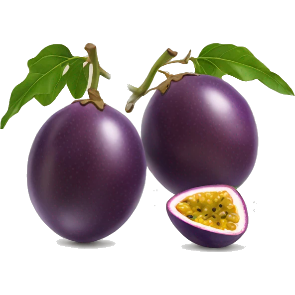 two passion fruits emoji