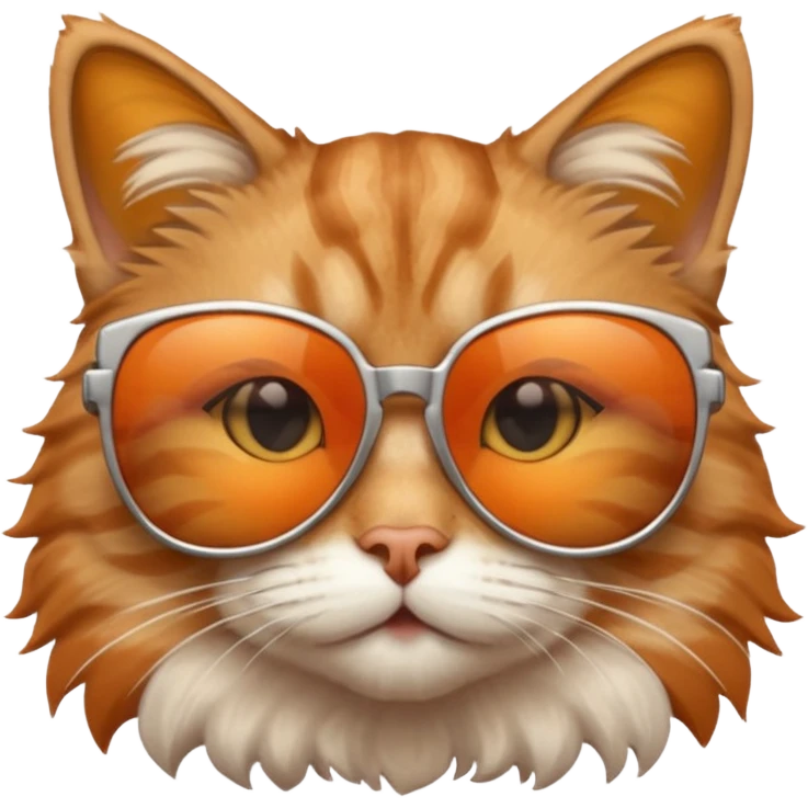 Cat wearing sunglasses emoji