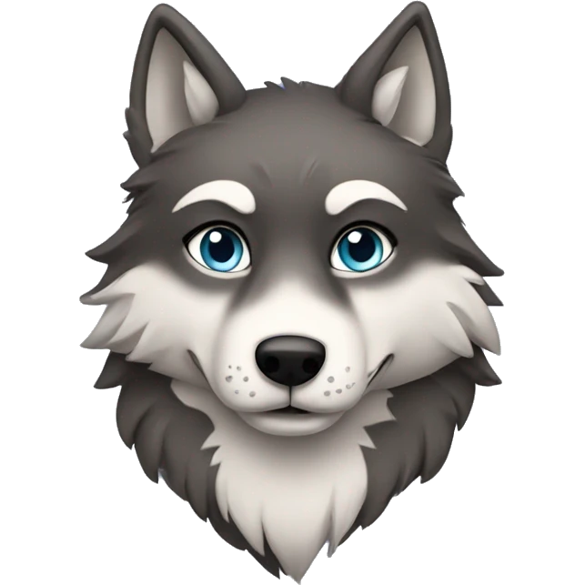 Evie the wolf emoji