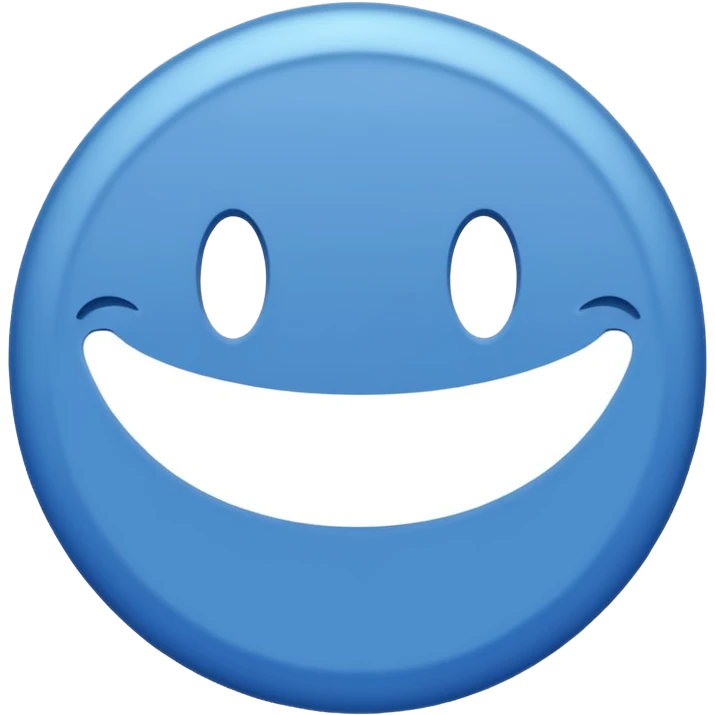 A blue circle with a small white check inside emoji