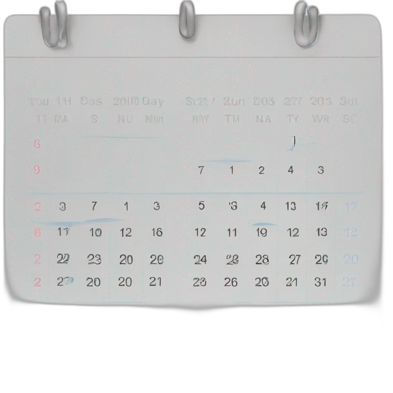 calendar emoji