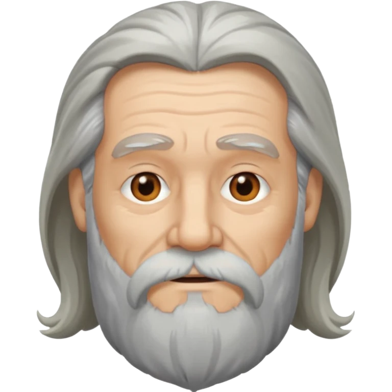 long haired bearded old man emoji
