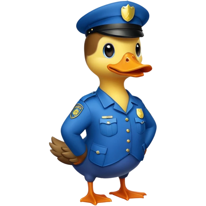 Police duck emoji