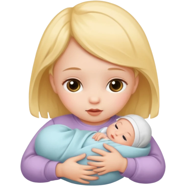 new born baby gỉrl emoji